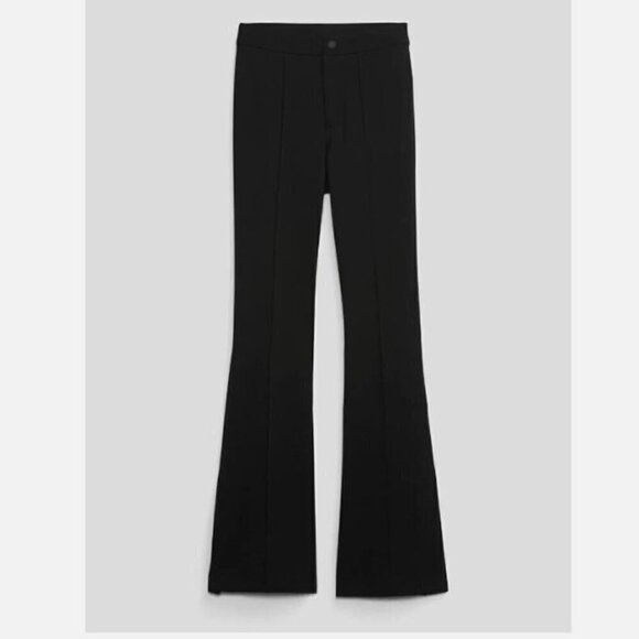 GAP High Rise Ponte Y2k Vibes SPLIT FLARE Pants Navy Blue Size 12 MSRP $90 - Picture 6 of 6